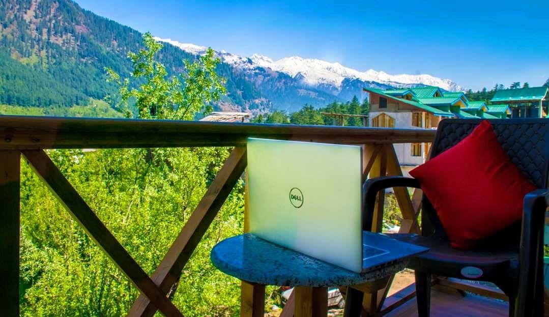Hotel Apple Villa Manāli Esterno foto